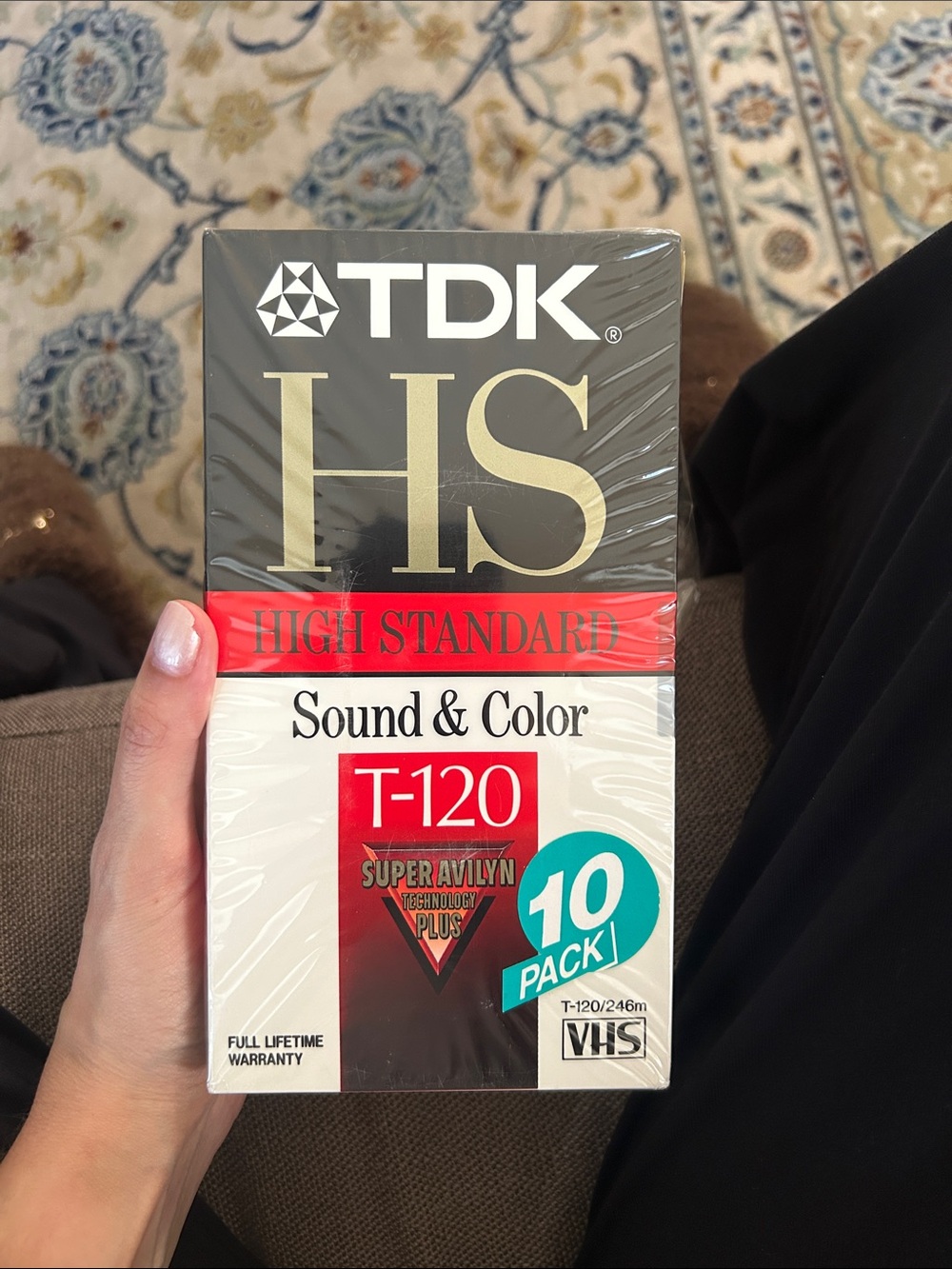 TDK HS T-120 VHS Tapes - Sound & Color (10 Pack)